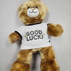 Build-A-Bear Brown Teddy with White Shirt